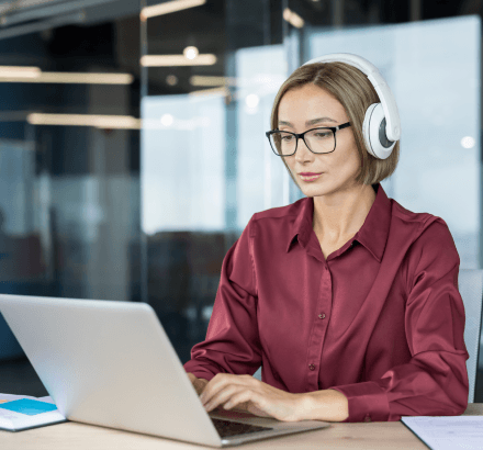 A caption editor checks WCAG 2.1 timing and names in Sermon Captioning Services to meet ADA-compliant access.