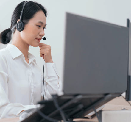 Customer using Somali subtitling services to access educational and legal content in the U.S., improving communication.