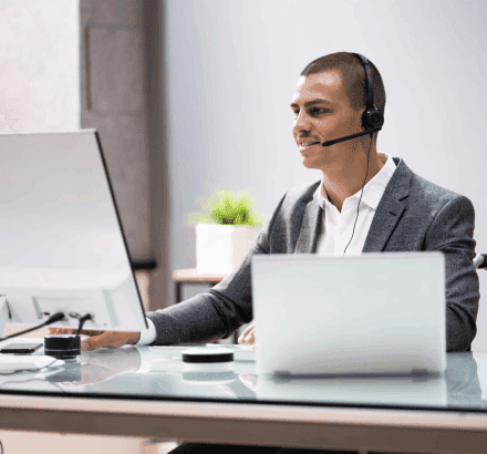 The entrepreneur uses closed captioning services in Houston to boost online visibility and accessibility.