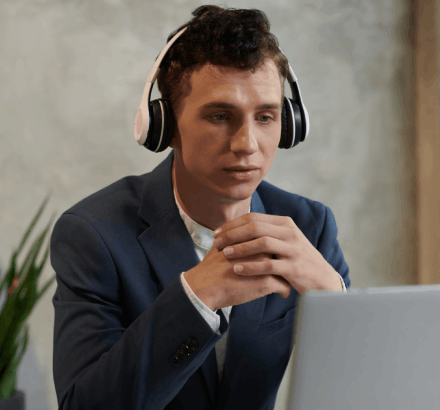 Captioner in Salem, Oregon choosing the appropriate captioning format for a client's media, ensuring compatibility.