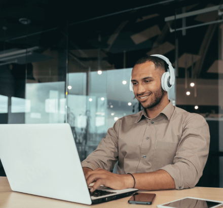 A professional providing closed captioning in Billings so customers in surrounding areas can access captioned videos.