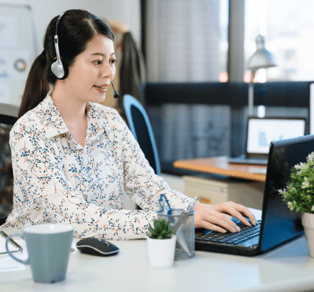A subtitler is working on Chinese subtitling service ensuring accuracy, quality and tone while meeting platform requirements.