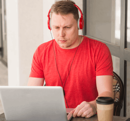 The client utilizing FCC compliant captions using closed captioning services in Maryland for broadcast content.