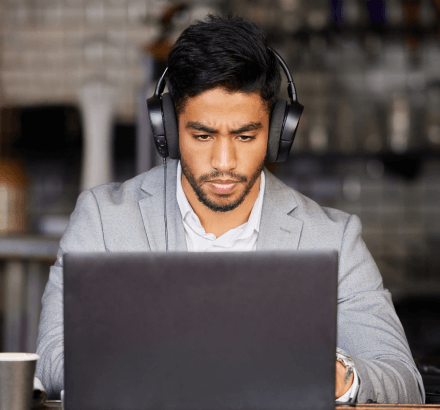 The job seeker practices closed captioning in Billings to qualify for captioning positions that require strong skills.