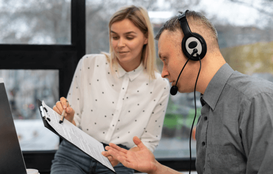 A captioner providing closed captioning service in Atlanta to ensure enhanced accessibility for hearing-impaired individuals.