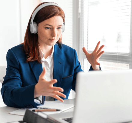 A captioner providing Closed Captioning services across cities like Des Moines, Cedar Rapids and Davenport.