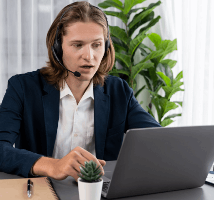 The customer in Detroit using on video projects through Closed Captioning Services for job openings.