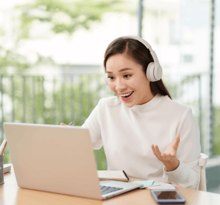 Client utilizing captions in SRT and VTT formats through reliable Closed Captioning Services with quality.