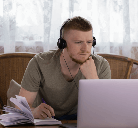 Client utilizing comprehensive closed captioning services in San Antonio, Texas, ensuring accurate transcription.