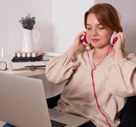 Client utilizing Mongolian Subtitling Services to customize fonts, colors and placements for unique branding.