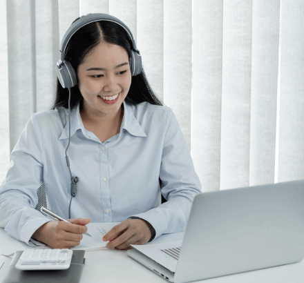 The professional records narration supported by closed captioning services in Baltimore for visually impaired users.
