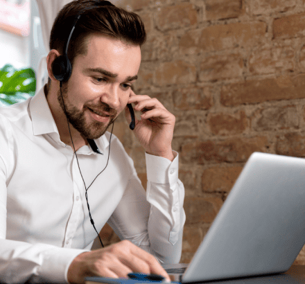 Customer benefiting from Irish subtitling services that foster cultural connection and accessibility in media.