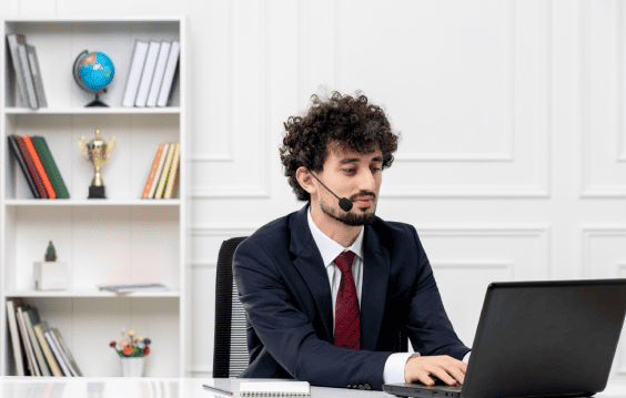 A professional subtitler is working on Georgian subtitling services for global audiences ensuring high quality translations.