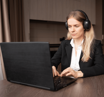 A caption editor reviews a Bible-term glossary approval screen to keep Sermon Captioning Services workflow captions.