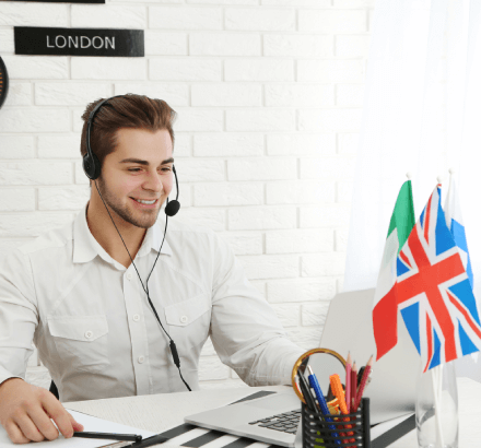 Subtitler works on Italian subtitles for content in multiple languages, ensuring engagement with a global audience.