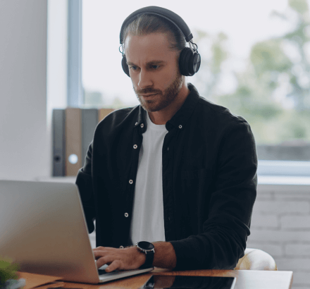 Client uses fully accessible content produced through closed captioning in Billings by skilled language experts.