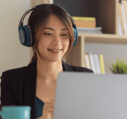 Client utilizing multiple language Welsh Subtitling Services ensuring inclusivity for global viewers and learners.