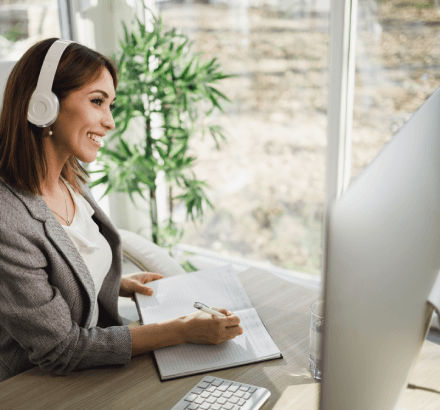 A QA specialist calculates word error rate for Netflix Captioning Services accuracy, marking insertions and deletions.