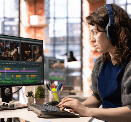 TV broadcaster using offline captioning services to comply with FCC rules for cable and satellite programming