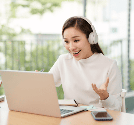 Client utilizing closed captioning services to add captions for their video with a fast, simple process for offline content.