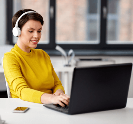 A client reviews a WER accuracy report in Sermon Captioning Services and notes edits needed before delivery.