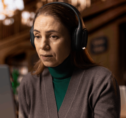 Subtitler using advanced tools in Shona Subtitling Services to deliver synchronized subtitles in multiple file formats.