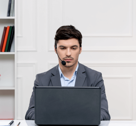 Expert preparing Spanish subtitling services for training and corporate videos to expand business presence..