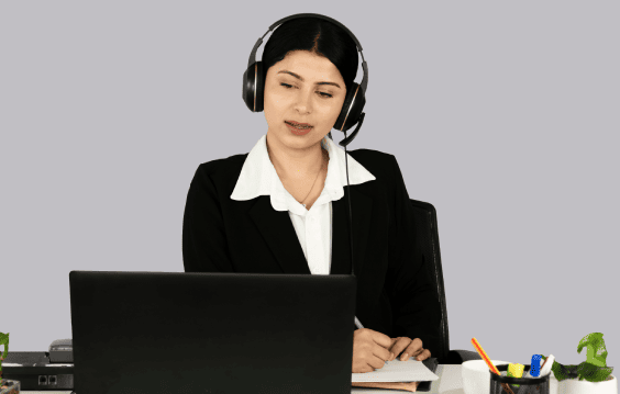 A professional subtitler using Telugu Subtitling Services to create accurate subtitles for corporate and OTT video platforms.