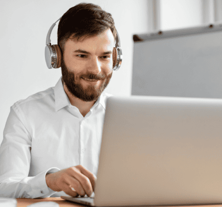 A customer confidently trusts Korean subtitling knowing that the video content will be translated accurately and securely.