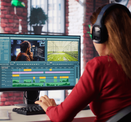 A subtitler provides ukrainian subtitling services for TV shows and films, ensuring seamless viewing for all.