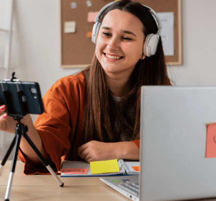 A content creator uploads videos with ukrainian subtitling services to YouTube, Facebook, and Instagram for more views.