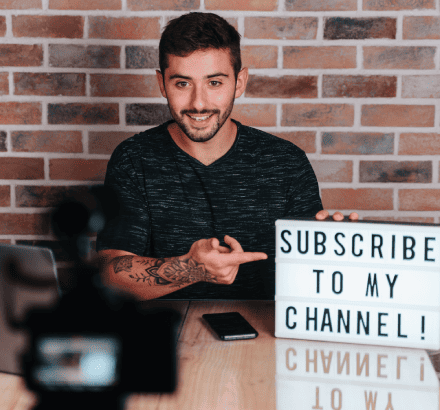 Captioner adding closed captions with video captioning services for a streaming platform audience.
